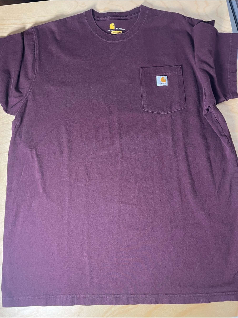 Carhartt Men’s Short Sleeve Pocket Tee - Tall XL